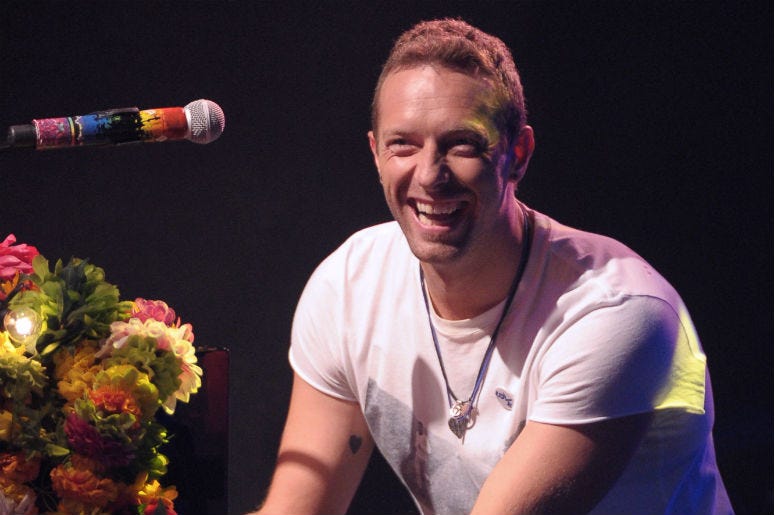 Chris Martin of Coldplay Chris Martin of Coldplay