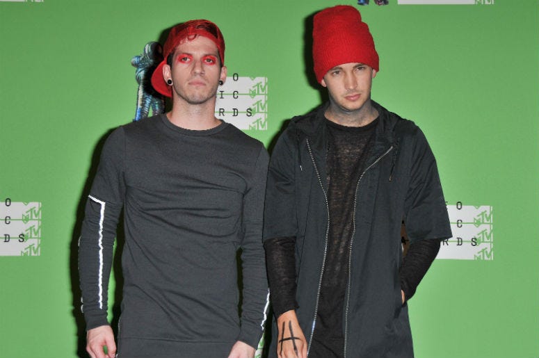 Josh Dun and Tyler Joseph of Twenty One Pilots Josh Dun and Tyler Joseph of Twenty One Pilots