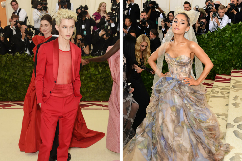 Troye Sivan and Ariana Grande Met Gala 2018 Troye Sivan and Ariana Grande Met Gala 2018