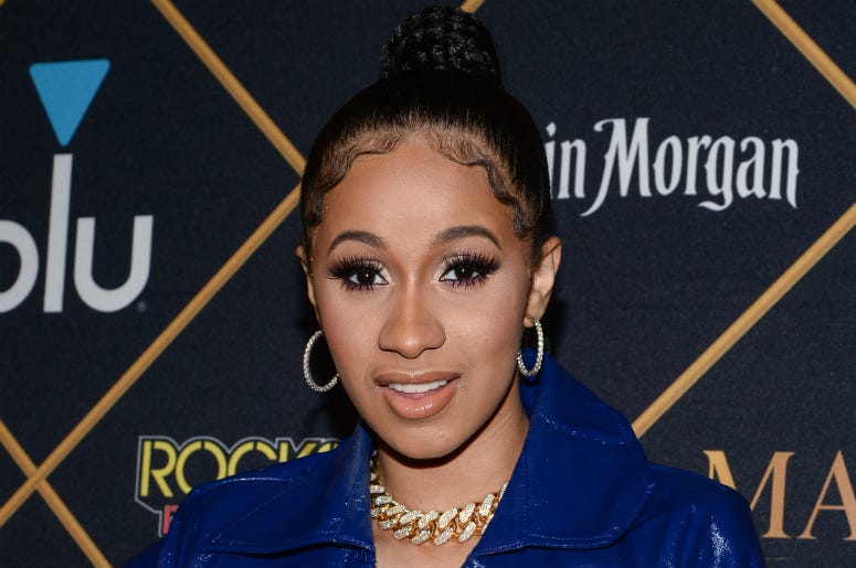 Cardi B Cardi B arrives at the The 2018 MAXIM Party at Schaffer-Richardson Building on February 3, 2018 in Minneapolis, Minnesota.