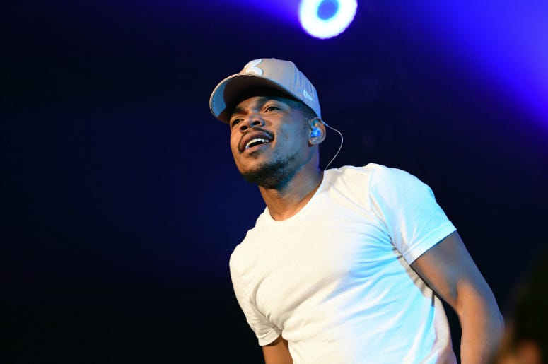 Chance The Rapper performs at American Airlines Arena. Chance The Rapper performs at American Airlines Arena.