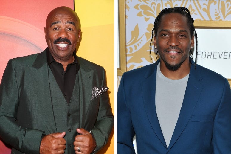 Steve Harvey And Pusha T Steve Harvey And Pusha T