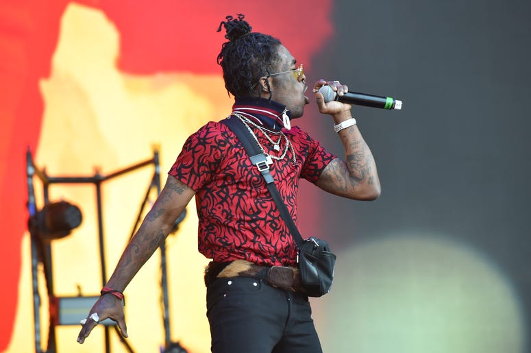 Lil Uzi Vert performing on the third day of the Wireless Festival, in Finsbury Park, north London Lil Uzi Vert performing on the third day of the Wireless Festival, in Finsbury Park, north London