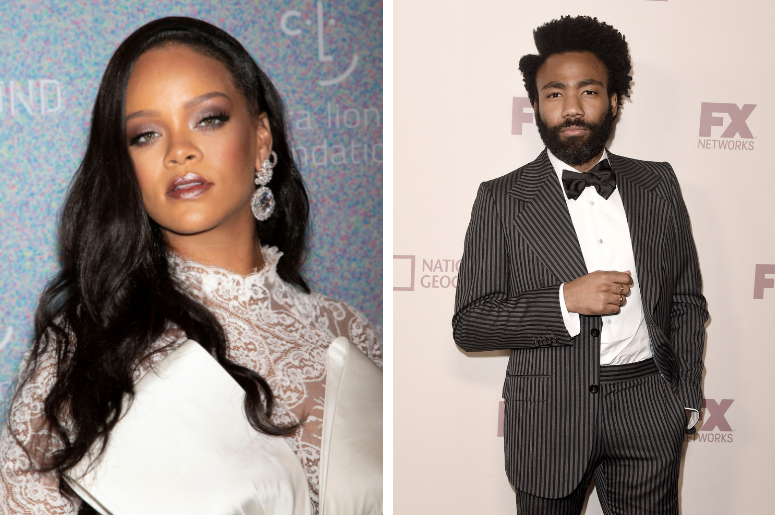 Rihanna and Donald Glover Rihanna and Donald Glover