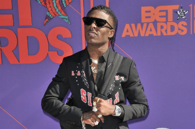 Lil Uzi Vert arrives at the 2018 BET Awards held at the Microsoft Theater in Los Angeles, CA on Sunday, June 24, 2018. Lil Uzi Vert arrives at the 2018 BET Awards held at the Microsoft Theater in Los Angeles, CA on Sunday, June 24, 2018.