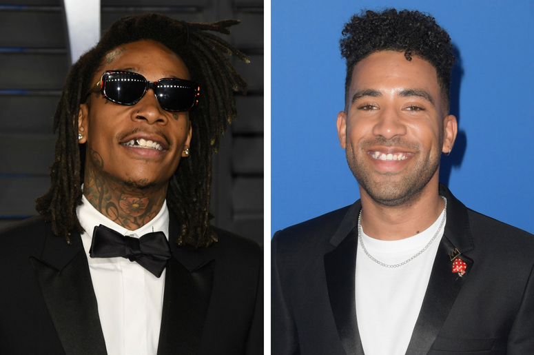 Wiz Khalifa | KYLE 04 March 2018 - Los Angeles, California - Wiz Khalifa. 2018 Vanity Fair Oscar Party hosted following the 90th Academy Awards held at the Wallis Annenberg Center for the Performing Arts. / New York, NY - AUG 20: KYLE attends the 2018 MTV Music Awards at Ra
