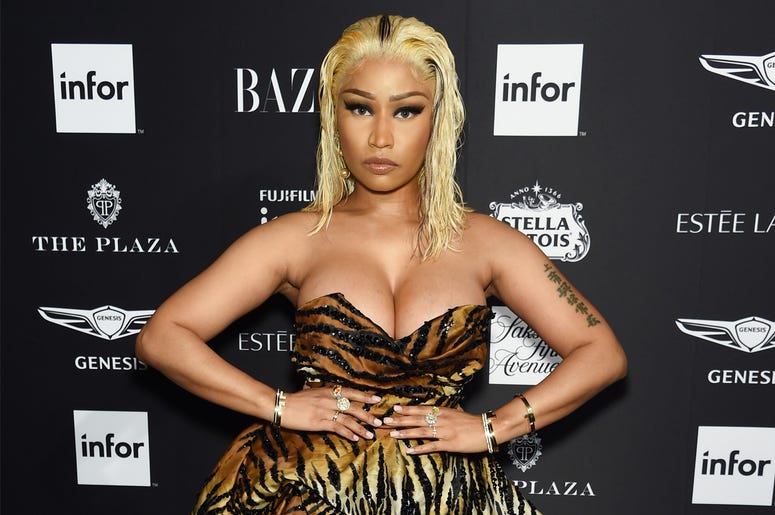 Nicki Minaj NEW YORK, NY - SEPTEMBER 07: Nicki Minaj attends as Harper's BAZAAR Celebrates 'ICONS By Carine Roitfeld' at the Plaza Hotel on September 7, 2018 in New York City. (Photo by Dimitrios Kambouris/Getty Images for Harper's Bazaar)
