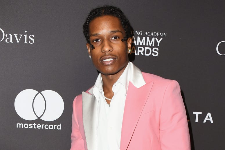 A$AP Rocky BEVERLY HILLS, CA - FEBRUARY 09: A$AP Rocky attends The Recording Academy And Clive Davis' 2019 Pre-GRAMMY Gala at The Beverly Hilton Hotel on February 9, 2019 in Beverly Hills, California. (Photo by Jon Kopaloff/Getty Images)