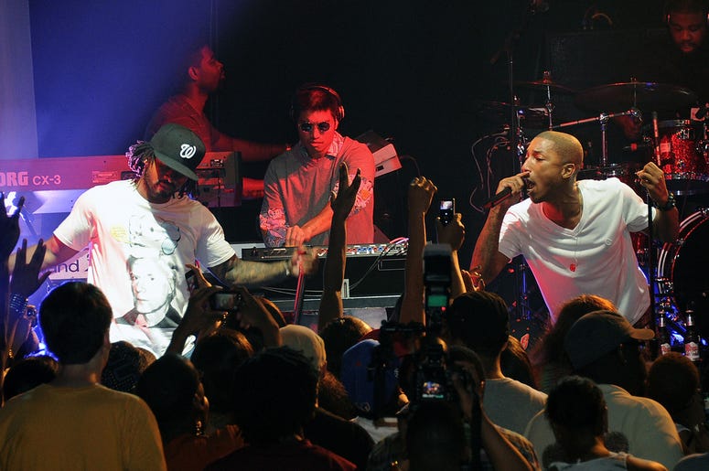 N.E.R.D. ATLANTA, GA - MAY 25: N.E.R.D performs during the Coors Light Super Cold Summer Kickoff Event at The Mansion Elan on May 25, 2011 in Atlanta, Georgia. (Photo by Rick Diamond/Getty Images for Coors Light)
