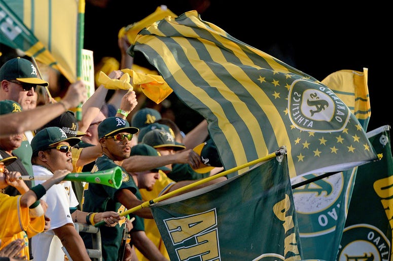 Oakland A's Fans Oakland A's Fans (Photo by Jose Carlos Fajardo/Bay Area News Group/MCT/Sipa USA)