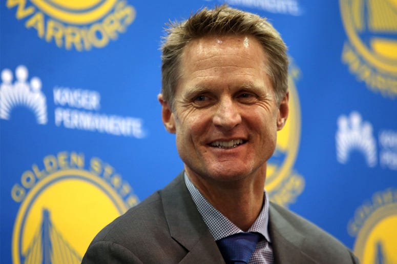 Steve Kerr Golden State Warriors head coach Steve Kerr during a news conference at the team's practice facility in Oakland, Calif., on Tuesday, May 20, 2014. (Photo by Jane Tyska/Bay Area News Group/MCT/Sipa USA)