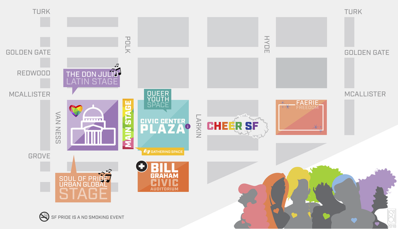 SF Pride Map 2019 SF Pride Map 2019