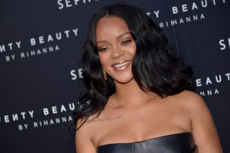 Rihanna 4/5/2018 - Rihanna attending the Fenty Beauty by Rihanna event in Milan (Photo by PA Images/Sipa USA) *** US Rights Only ***