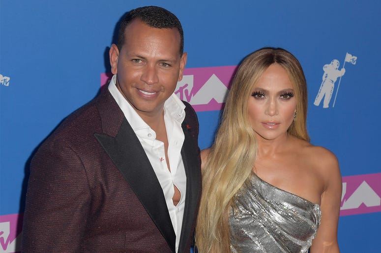 Alex Rodriguez and Jennifer Lopez NEW YORK, NY - AUGUST 20: Alex Rodriguez and Jennifer Lopez (R) attend the 2018 MTV Video Music Awards at Radio City Music Hall on August 20, 2018 in New York City. (Photo by ISO/SIPA USA)