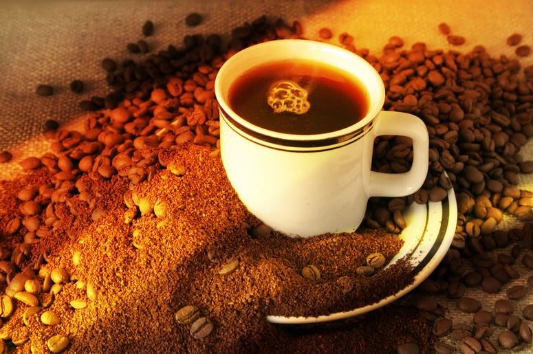 Coffee The Evolution of Coffee... From beans, to grounds, to a hot, delicious cup of coffee.