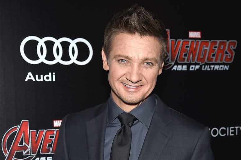 Jeremy Renner NEW YORK, NY - APRIL 28: Actor Jeremy Renner attends The Cinema Society & Audi screening of Marvel's 'Avengers: Age of Ultron' on April 28, 2015 in New York City. (Photo by Dimitrios Kambouris/Getty Images)
