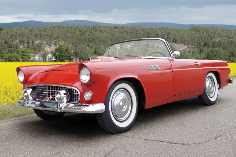 Ford Thunderbird 1956 Ford Thunderbird 1956 (Photo credit: Getty Images)