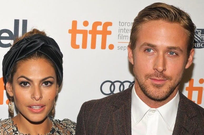 Eva Mendes and Ryan Gosling