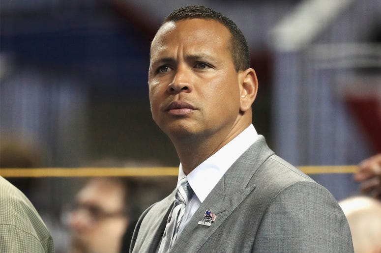 Alex Rodriguez MIAMI, FL - JULY 11: Former MLB player Alex Rodriguez attends batting practice for the 88th MLB All-Star Game at Marlins Park on July 11, 2017 in Miami, Florida. (Photo by Mike Ehrmann/Getty Images)