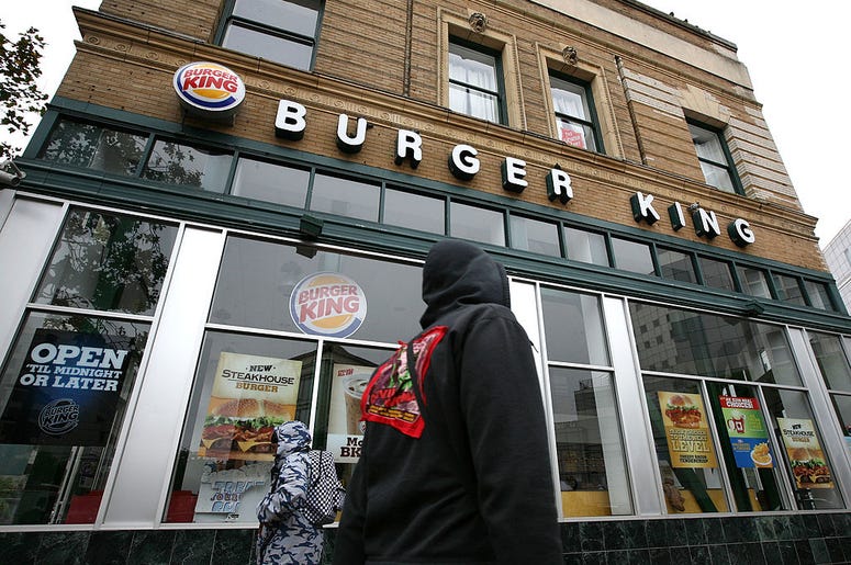 Burger King Burger King (Photo credit: Justin Sullivan/Getty Images)
