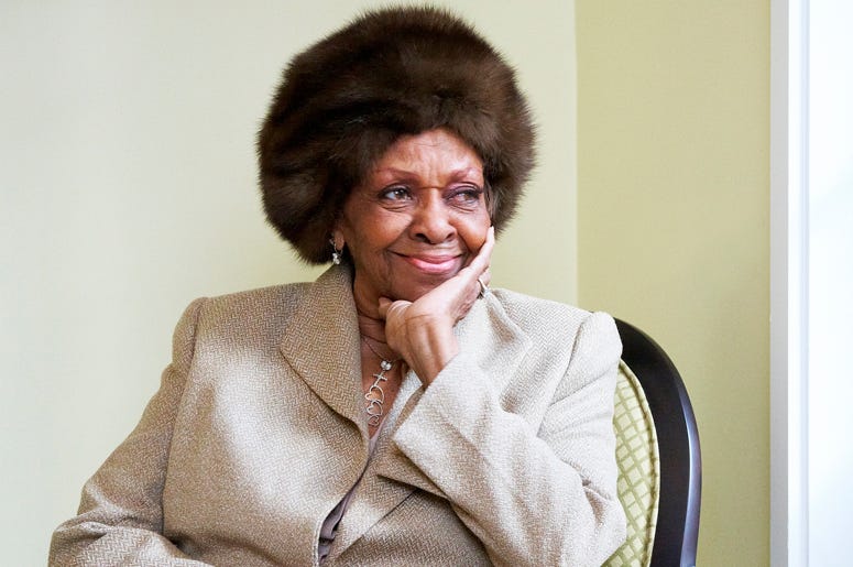 AP18192421324169 In this Jan. 22, 2013, file photo American gospel singer and author Cissy Houston poses for a portrait in New York. Cissy Houston, Whitney Houston’s mother, said allegations that her superstar daughter and her son were molested by her niece are “unfathoma