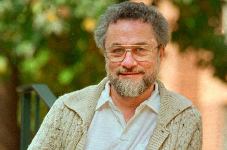 AP18200543352758 In this October 1987, file photo, Adrian Cronauer, a disc jockey on the Saigon-based Dawn Buster radio show from 1965-1966 whose experiences in the Vietnam War were chronicled in the movie "Good Morning, Vietnam," poses outside his home in Philadelphia, P