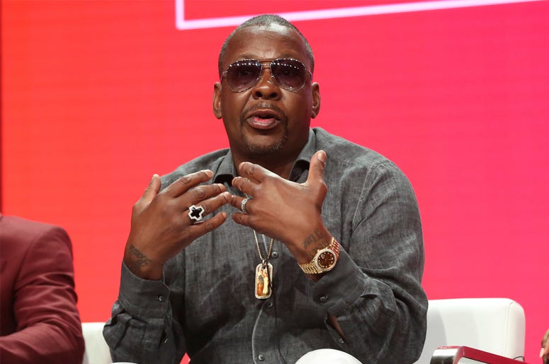 AP18208643723836 Bobby Brown participates in "The Bobby Brown Story" panel during the Viacom Television Critics Association Summer Press Tour at The Beverly Hilton hotel on Friday, July 27, 2018, in Beverly Hills, Calif. (Photo by Willy Sanjuan/Invision/AP)