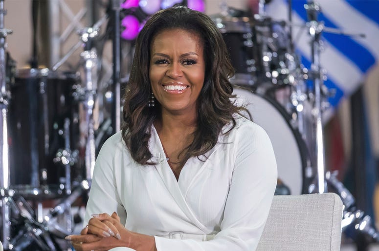 Former First Lady Michelle Obama In this Oct. 11, 2018 file photo, Michelle Obama participates in the International Day of the Girl on NBC's "Today" show in New York. Oprah Winfrey and Reese Witherspoon will be among the special guests when Michelle Obama goes on tour for her memoir “Bec