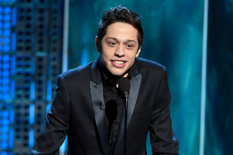 AP18308782264439 In this March 14, 2015, file photo, Pete Davidson speaks at a Comedy Central Roast at Sony Pictures Studios in Culver City, Calif. Texas Republican congressional candidate Dan Crenshaw has chided “Saturday Night Live” comic Davidson for poking fun of the