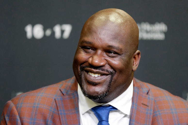 AP18344828589079 In this Dec. 22, 2016, file photo, retired Hall of Fame basketball player Shaquille O'Neal smiles as he talks to reporters during an NBA basketball news conference in Miami. O’Neal has been to enough parties before Super Bowls to know that he can do much