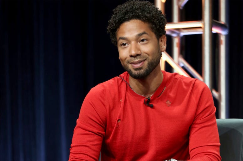 AP19034165545900 In this Aug. 8, 2017 file photo, Jussie Smollett participates in the "Empire" panel during the FOX Television Critics Association Summer Press Tour at the Beverly Hilton in Beverly Hills, Calif. Smollett, an actor on the TV series "Empire," is also an R&B