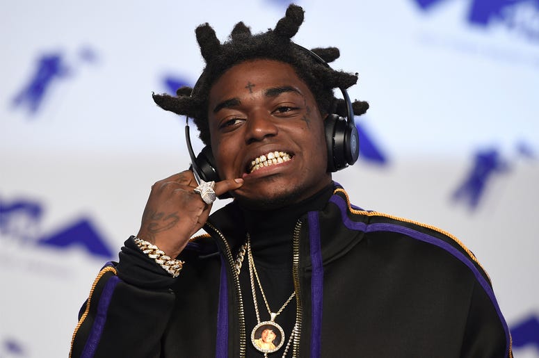 AP19135048677108 In this Aug. 27, 2017 file photo, Kodak Black arrives at the MTV Video Music Awards at The Forum in Inglewood, California (Photo by Jordan Strauss/Invision/AP, File)