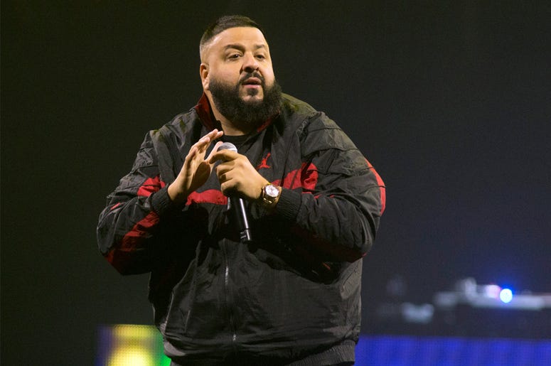 AP19136405126776 In this March 23, 2018 file photo, DJ Khaled performs as the opening act for Demi Lovato during her "Tell Me You Love Me World Tour" in Philadelphia. (Photo by Owen Sweeney/Invision/AP, File)