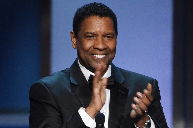 AP19158287286072 Actor Denzel Washington accepts the 47th AFI Life Achievement Award during a ceremony at the Dolby Theatre, Thursday, June 6, 2019, in Los Angeles. (Photo by Chris Pizzello/Invision/AP)