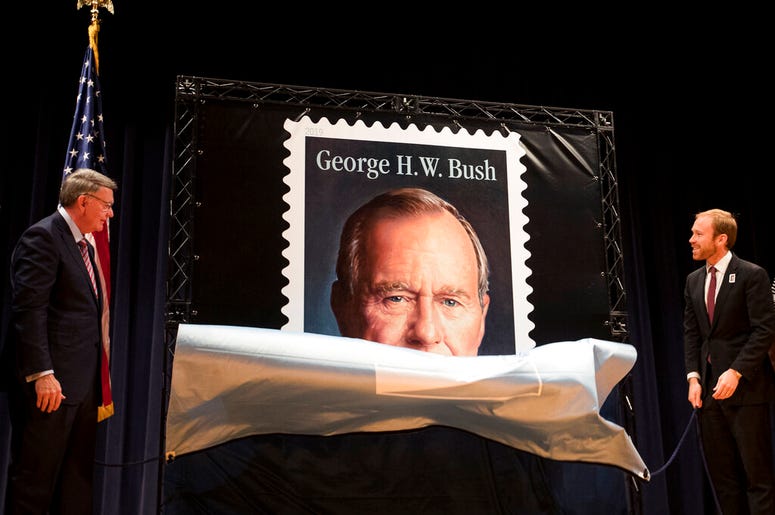 Forever Stamp honoring former President George H.W. Bush Forever Stamp honoring former President George H.W. Bush