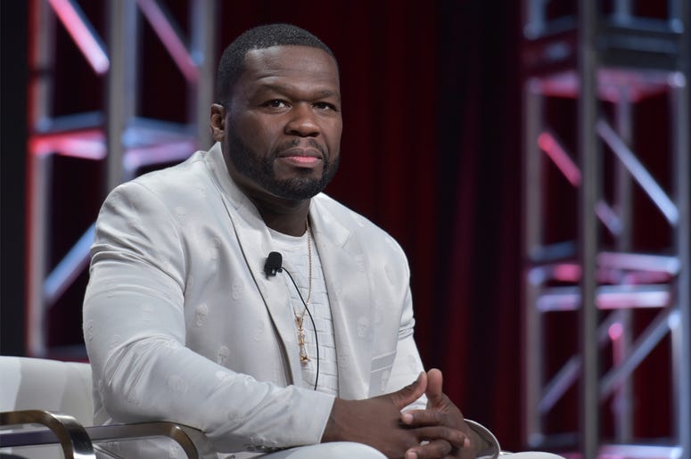 AP19207799835464 Curtis "50 Cent" Jackson participates in the Starz "Power" panel at the Television Critics Association Summer Press Tour on Friday, July 26, 2019, in Beverly Hills, Calif. (Photo by Richard Shotwell/Invision/AP)