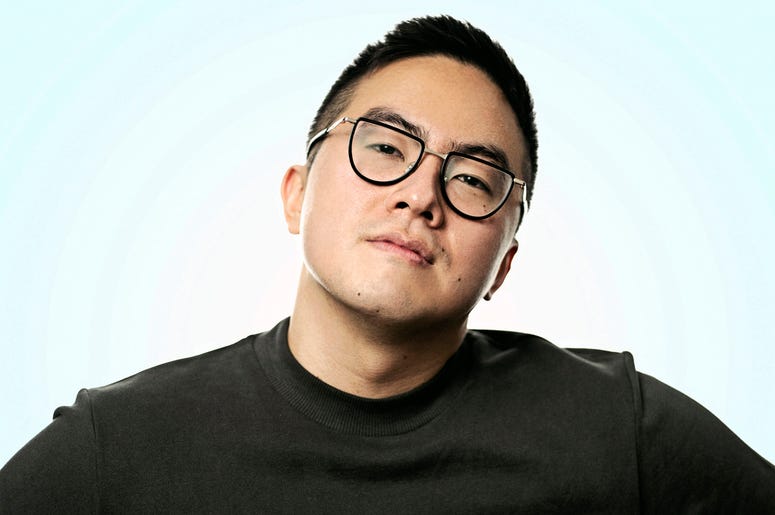 AP19255645910364 This undated image released by NBC shows Bowen Yang who, along with Chloe Fineman and Shane Gillis, will join the cast of "Saturday Night Live," premiering its 45th season on Sept. 28. (Alex Schaefer/NBC via AP)