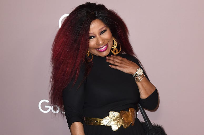 AP19284698836707 Chaka Khan arrives at Variety's Power of Women on Friday, Oct. 11, 2019, at the Beverly Wilshire hotel in Beverly Hills, Calif. (Photo by Jordan Strauss/Invision/AP)