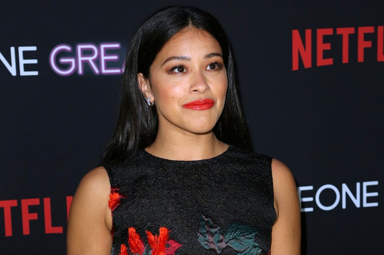 AP19288757626796 This April 17, 2019 file photo shows Gina Rodriguez at a special screening of "Someone Great" in Los Angeles. (Photo by Willy Sanjuan/Invision/AP, File)
