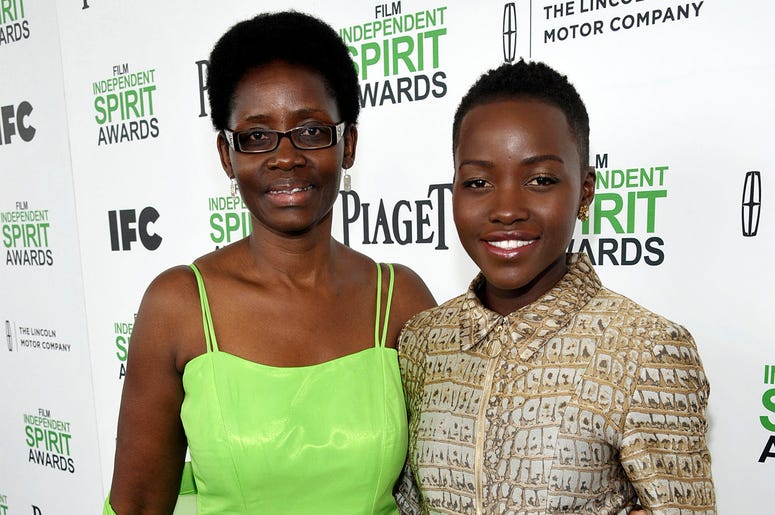 AP19291565506342 This March 1, 2014, file photo shows Dorothy Nyong'o, left, with her daughter actress Lupita Nyong'o, at the 2014 Film Independent Spirit Awards in Santa Monica, Calif. (Photo by Jordan Strauss/Invision/AP, File)