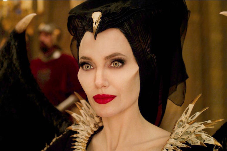 AP19292188982026 This image released by Disney shows Angelina Jolie as Maleficent in a scene from "Maleficent: Mistress of Evil." (Disney via AP)