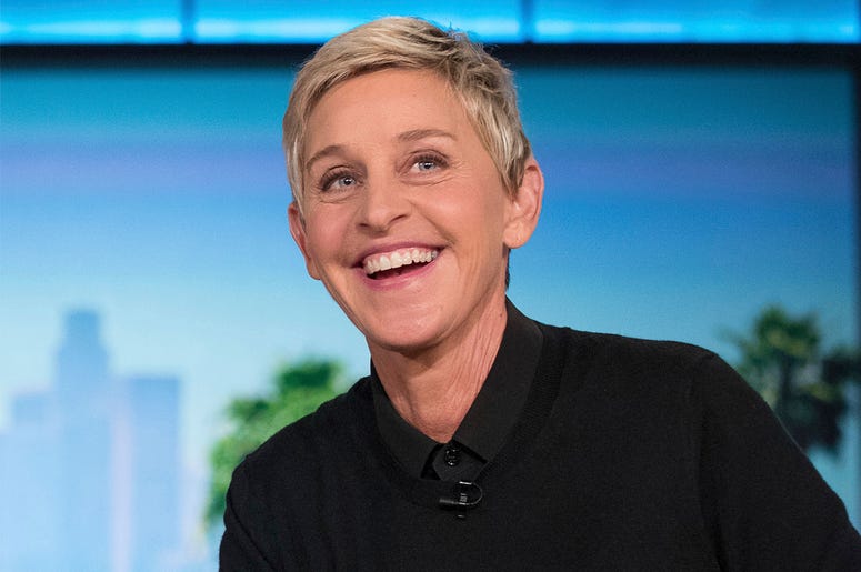 AP19305695219044 In this Oct. 13, 2016 file photo, Ellen DeGeneres appears during a commercial break at a taping of "The Ellen Show" in Burbank, California. (AP Photo/Andrew Harnik, File)