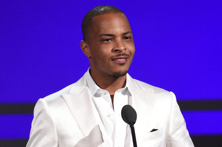AP19311680984760 This June 23, 2019 file photo shows Tip "T.I." Harris at the BET Awards in Los Angeles. (Photo by Chris Pizzello/Invision/AP, File)