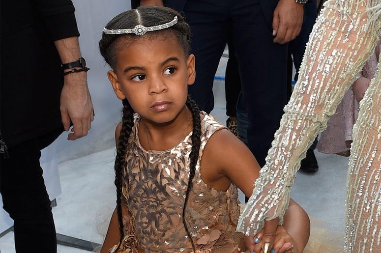 AP19322466921428 In this Aug. 28, 2016 file photo, Blue Ivy, daughter of Beyonce, arrives at the MTV Video Music Awards at Madison Square Garden in New York. (Photo by Chris Pizzello/Invision/AP, File)