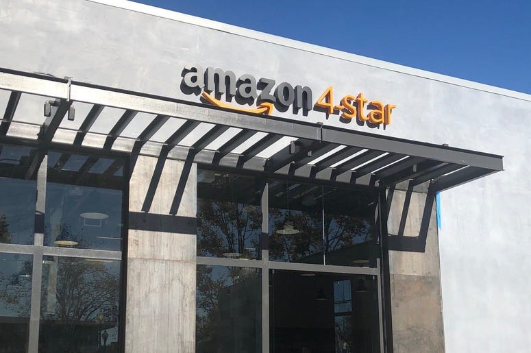 Amazon's 4-Star Store in Berkeley KCBS Radio/CarrieHodousek Amazon's 4-Star Store in Berkeley (Photo credit: KCBS Radio/CarrieHodousek)