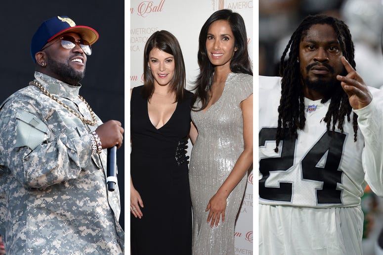Big Boi, Padma Lakshmi & Gail Simmons and Marshawn Lynch Big Boi, Padma Lakshmi & Gail Simmons and Marshawn Lynch