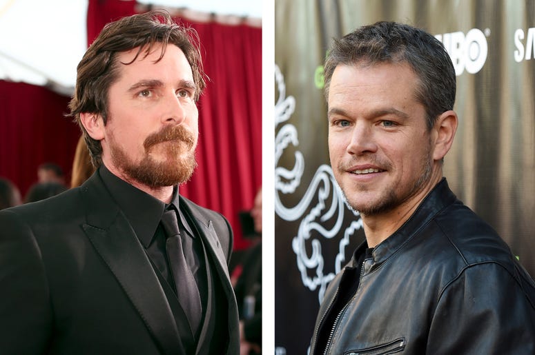 Christian Bale and Matt Damon Christian Bale and Matt Damon (Photo credit: Christopher Polk/Angela Weiss/Getty Images)