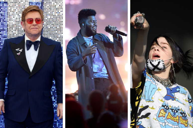 Elton John, Khalid, Billie Eilish Elton John, Khalid, Billie Eilish
