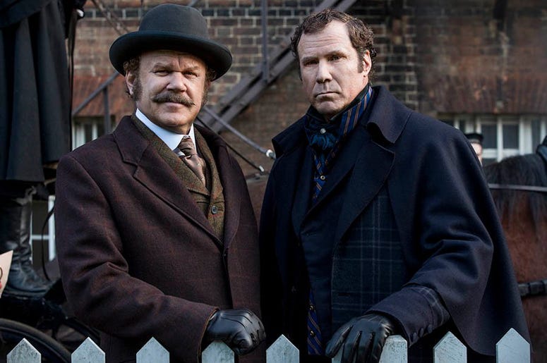 John C. Reilly and Will Ferrell in 'Holmes & Watson' John C. Reilly and Will Ferrell in 'Holmes & Watson' (Photo credit: Sony Pictures)