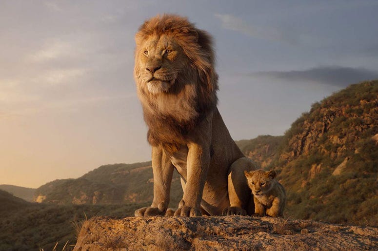 James Earl Jones as Mufasa and JD McCrary as Simba in Disney's 'The Lion King' James Earl Jones as Mufasa and JD McCrary as Simba in Disney's 'The Lion King' (Photo credit: Walt Disney Studios)